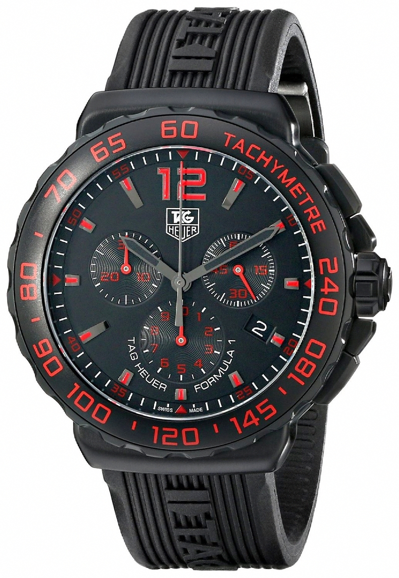 AAA 1:1 Replica TAG-Heuer-Formula-1 Mens Watches Black Dial Quartz 42MM CAU111D.FT6024 Watch
