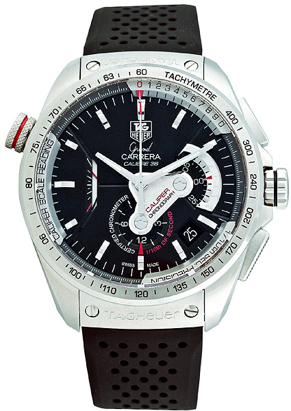 AAA 1:1 Replica TAG-Heuer-Grand-Carrera Mens Watches Black Dial Automatic 43MM CAV5115.FT6019 Watch