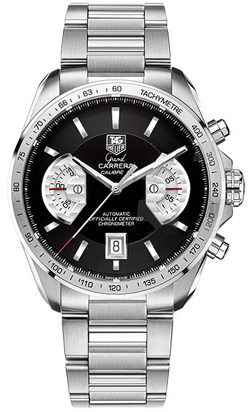 AAA 1:1 Replica TAG-Heuer-Grand-Carrera Mens Watches Black Dial Automatic 43MM CAV511A.BA0902 Watch