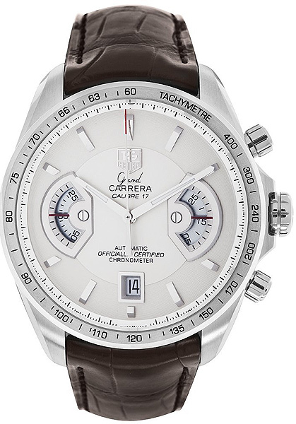 AAA 1:1 Replica TAG-Heuer-Grand-Carrera Mens Watches Silver Dial Automatic 43MM CAV511B.FC6231 Watch