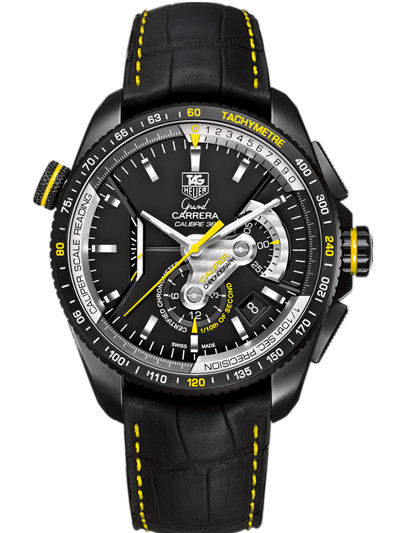 AAA 1:1 Replica TAG-Heuer-Grand-Carrera Mens Watches Black Dial Automatic 43MM CAV5186.FC6304 Watch