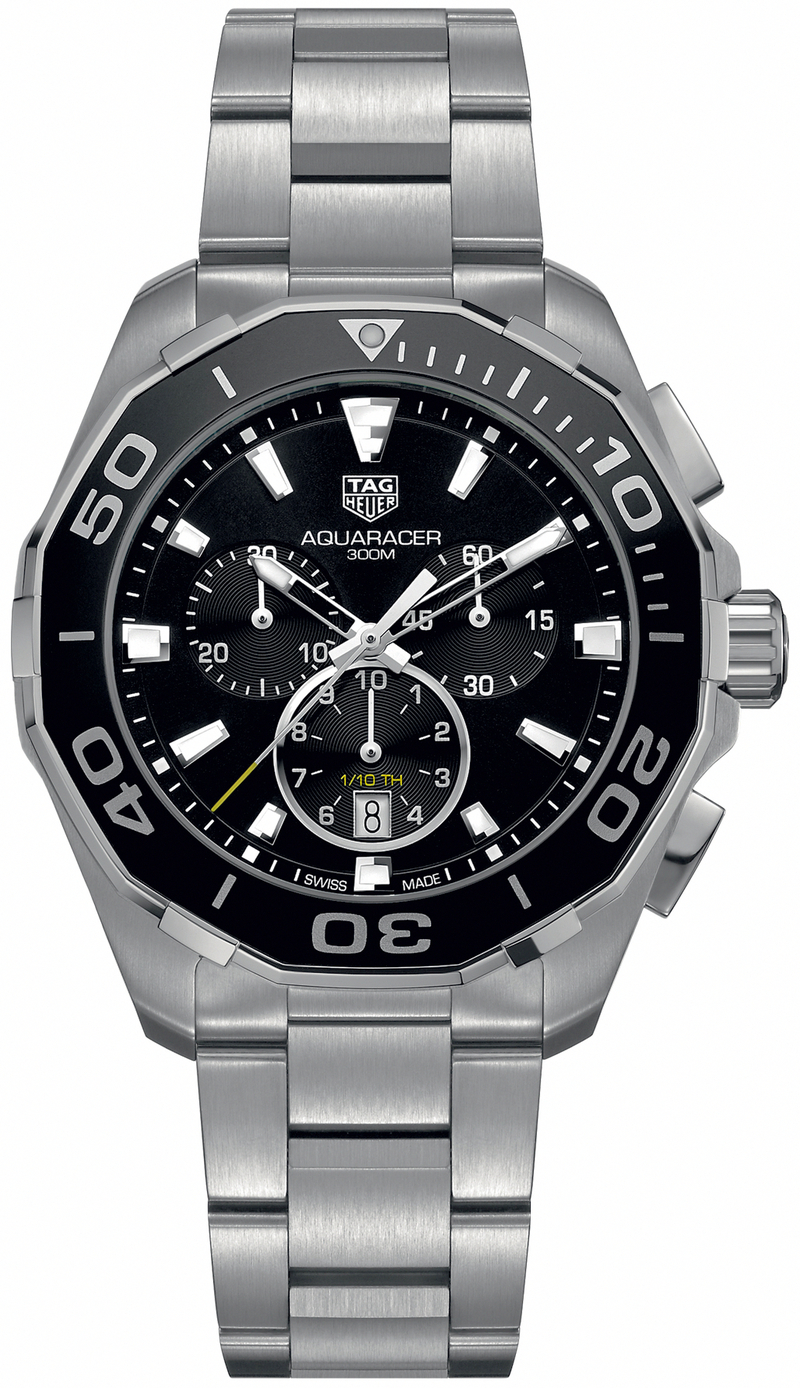 AAA 1:1 Replica TAG-Heuer-Aquaracer Mens Watches Black Dial Quartz 43MM CAY111A.BA0927 Watch