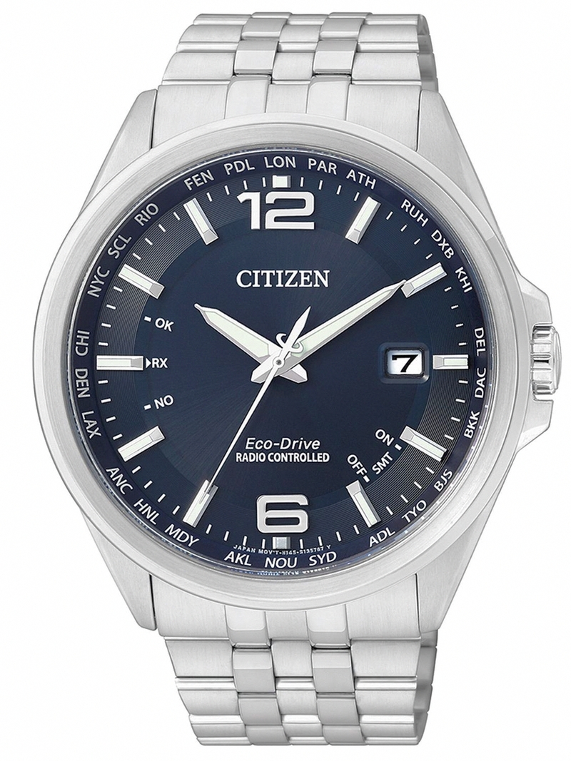 AAA 1:1 Replica Citizen-Eco-drive Mens Watches Blue Dial Eco Drive 43MM CB0010-88L Watch