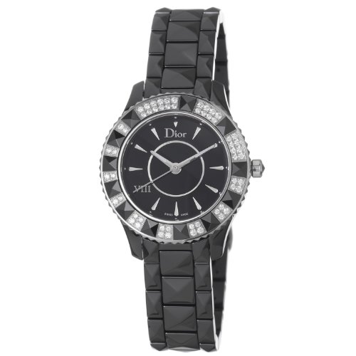 AAA 1:1 Replica Christian-Dior Ladies Watches Black Dial Quartz 33MM CD1231E1C001 Watch