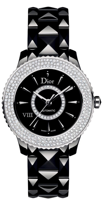 AAA 1:1 Replica Christian-Dior-Vlll Ladies Watches Black Dial Automatic 33MM CD1235E1C001 Watch