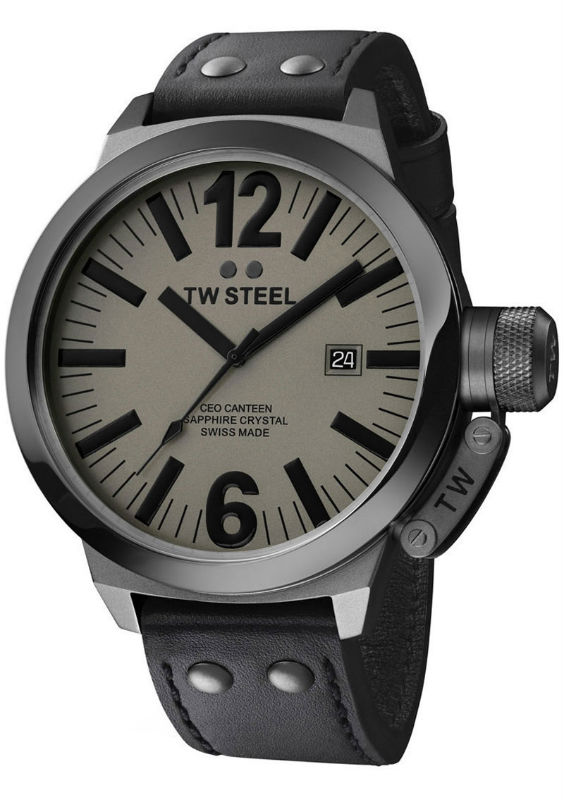 AAA 1:1 Replica TW-Steel-Ceo-Canteen Mens Watches Gray Dial Quartz 50MM CE1052_tw_steel Watch