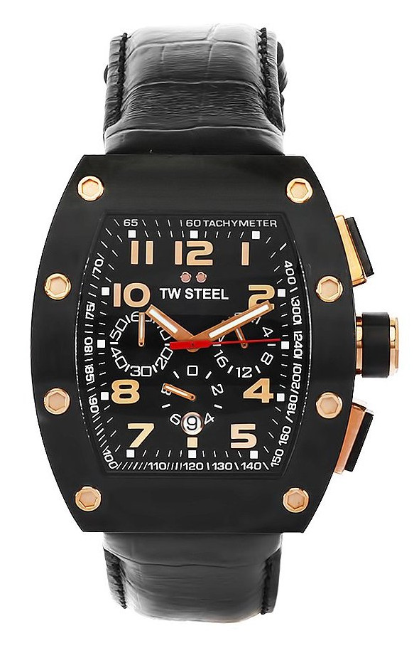 AAA 1:1 Replica TW-Steel Mens Watches Black Dial Quartz 44MM CE2002 Watch