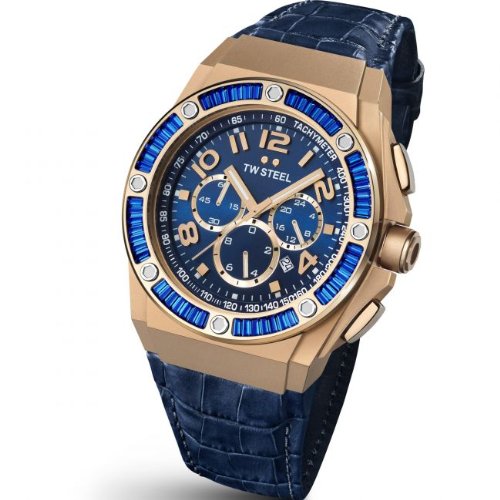 AAA 1:1 Replica TW-Steel Mens Watches Blue Dial Quartz 44MM CE4007 Watch