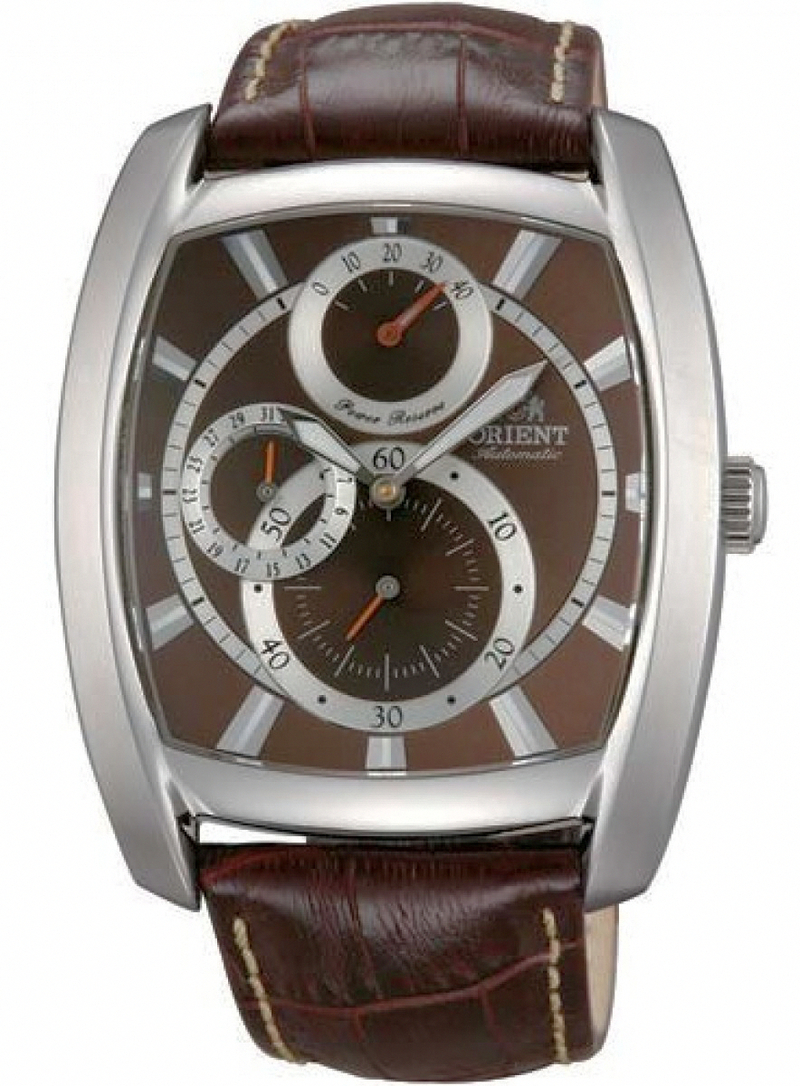 AAA 1:1 Replica Orient-Power-Reserve Mens Watches Brown Dial Automatic 42MM CEZAD005T Watch