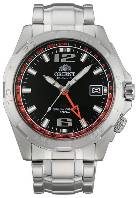 AAA 1:1 Replica Orient-GMT Mens Watches Black Dial Automatic CFE04001B Watch