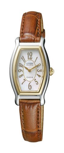 AAA 1:1 Replica Citizen-Japan-Domestic-Cletia Ladies Watches White Dial Eco-drive 26 x 19MM CLA37-1612_japan Watch