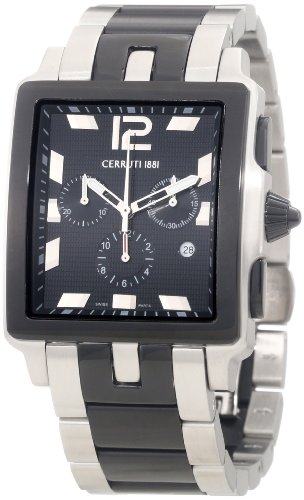 AAA 1:1 Replica Cerruti Mens Watches Black Dial Quartz 39MM CRB003E221G Watch
