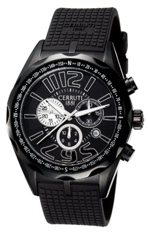AAA 1:1 Replica Cerruti Mens Watches Black Dial Quartz 45MM CT100891S23 Watch