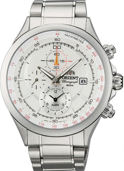 AAA 1:1 Replica Orient-Chronograph Mens Watches White Dial 43MM CTD0T006W Watch