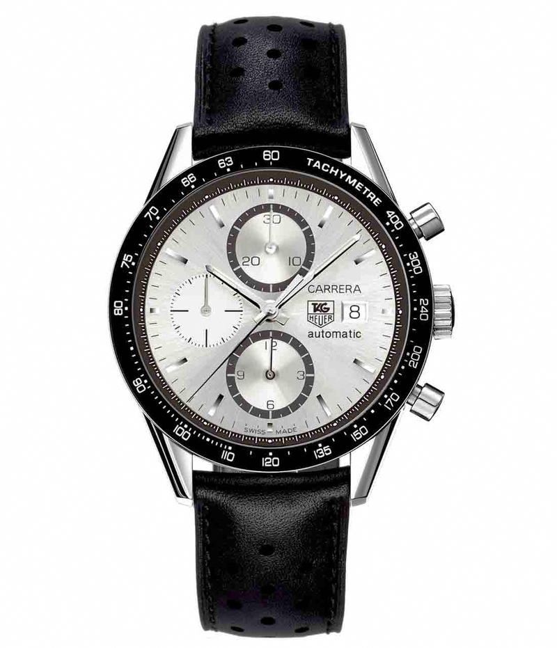 AAA 1:1 Replica TAG-Heuer-Carrera Mens Watches Silver Dial Automatic 41MM CV2011.FC6205 Watch