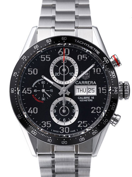 AAA 1:1 Replica TAG-Heuer-Carrera Mens Watches Black Dial Automatic 43MM CV2A10.BA0796 Watch