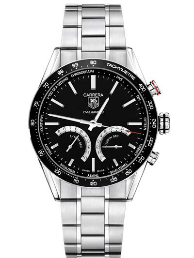 AAA 1:1 Replica TAG-Heuer-Carrera Mens Watches Black Dial Quartz 43MM CV7A12.BA0795 Watch