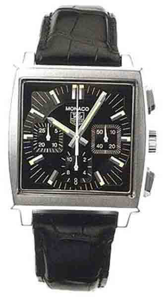 AAA 1:1 Replica TAG-Heuer-Monaco Mens Watches Black Dial Automatic 38MM CW2111.FC6177 Watch