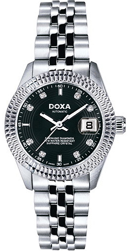 AAA 1:1 Replica DOXA-Noble-I-Collection Ladies Watches Black Dial Automatic D102SBK Watch
