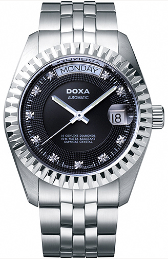 AAA 1:1 Replica DOXA-Noble-II-Collection Mens Watches Black Dial Automatic D103SBK Watch