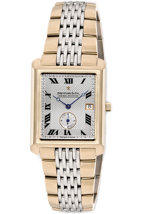 AAA 1:1 Replica Dreyfuss-Co Mens Watches Silver Dial Quartz 32MM DGB00008/21 Watch