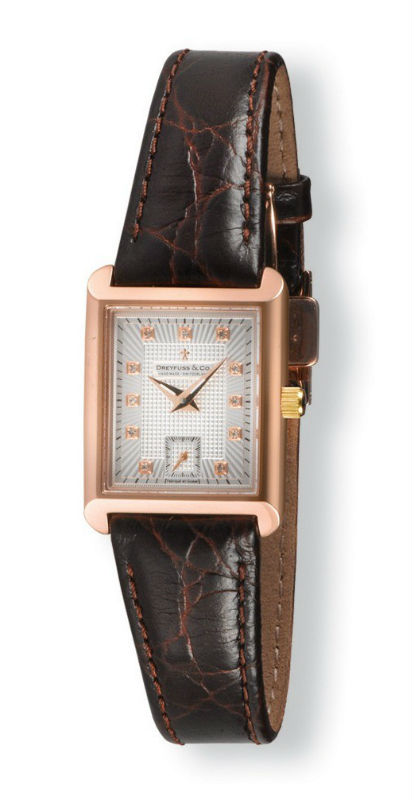 AAA 1:1 Replica Dreyfuss-Co Ladies Watches Silver Dial Quartz 23MM DLS00011/06 Watch