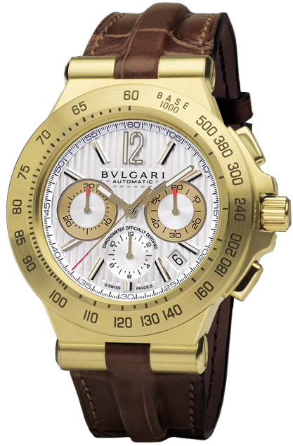 AAA 1:1 Replica Bvlgari-Diagono Mens Watches Silver Dial Automatic 42MM DP42C6GLDCH Watch