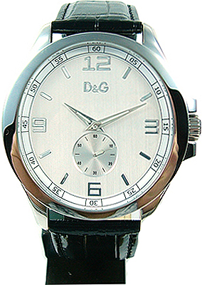 AAA 1:1 Replica D-G-Twice-as-Nice Mens Watches Silver Dial Quartz DW0040 Watch