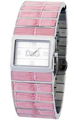 AAA 1:1 Replica D-G-Rectangle Ladies Watches Silver Dial Quartz 26MM DW0083 Watch