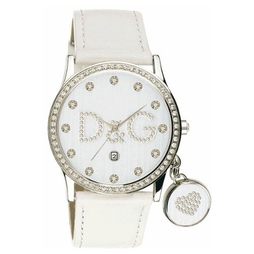 AAA 1:1 Replica D-g-Round Ladies Watches White Dial Quartz 40MM DW0091 Watch