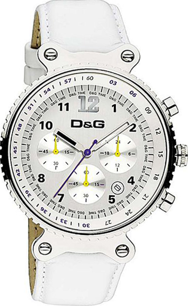 AAA 1:1 Replica D-G-Rhythm Mens Watches White Dial Chronograph 41MM DW0305 Watch