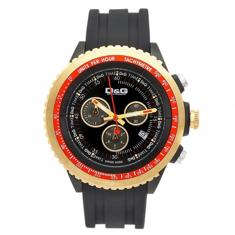 AAA 1:1 Replica D-G-Mineral Mens Watches Black Dial Quartz 48MM DW0369 Watch