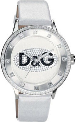 AAA 1:1 Replica D-G-Round-Shape Ladies Watches Silver Dial Quartz 40MM DW0504 Watch