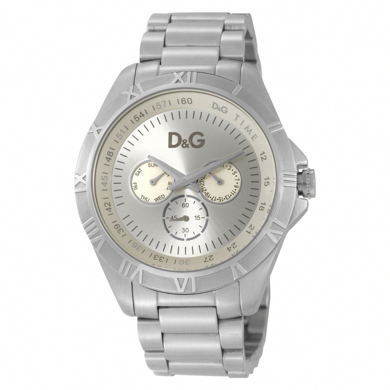 AAA 1:1 Replica D-G-Mineral Mens Watches Silver Dial Japanese Quartz 46MM DW0651 Watch