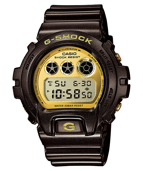 AAA 1:1 Replica Casio-G-shock Mens Watches Gold Dial Quartz 53.2MM DW-6900BR-5 Watch