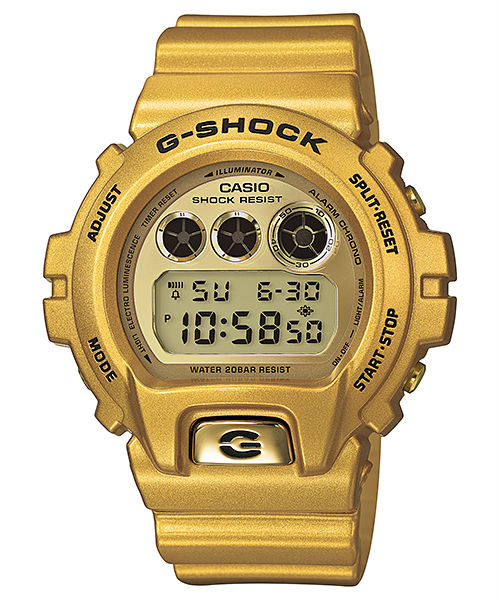AAA 1:1 Replica Casio-G-shock Mens Watches Gold Dial Quartz 53.2 x 50MM DW-6900GD-9 Watch
