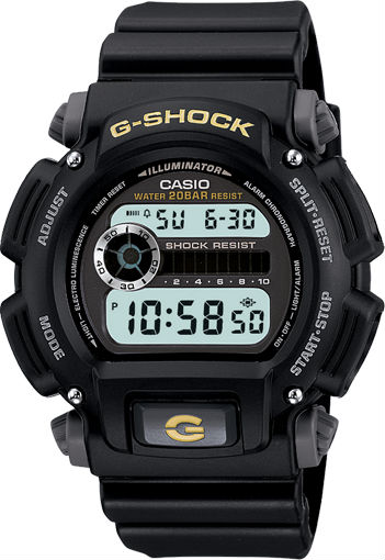 AAA 1:1 Replica Casio-G-shock Mens Watches Gray Dial Quartz 48.5 x 43MM DW-9052-1B Watch
