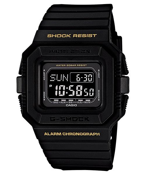 AAA 1:1 Replica Casio-G-shock Mens Watches Black Dial Quartz 45.4 x 46.2MM DW-D5500-1B Watch
