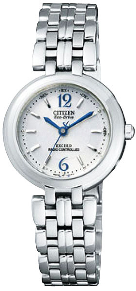 AAA 1:1 Replica Citizen-Japan-Domestic-Exceed Ladies Watches Silver Dial Solar Quartz (Solar Radio) 26MM EBD75-2671_japan Watch