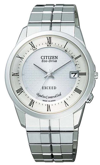 AAA 1:1 Replica Citizen-Japan-Domestic-Exceed Mens Watches White Dial Solar Quartz (Solar Radio) 37MM EBG74-2376_japan Watch