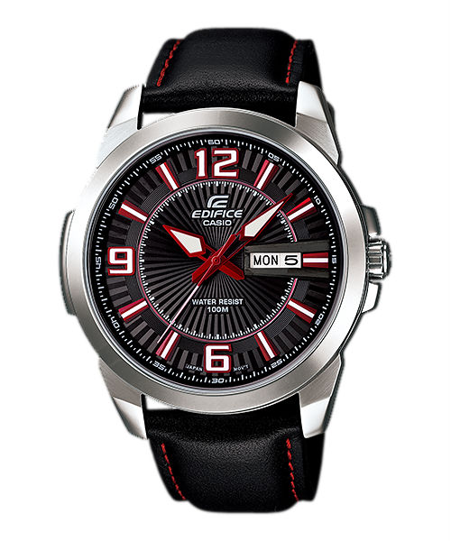 AAA 1:1 Replica Casio-Edifice Mens Watches Black Dial Quartz 45.3MM EFR-103L-1A4 Watch