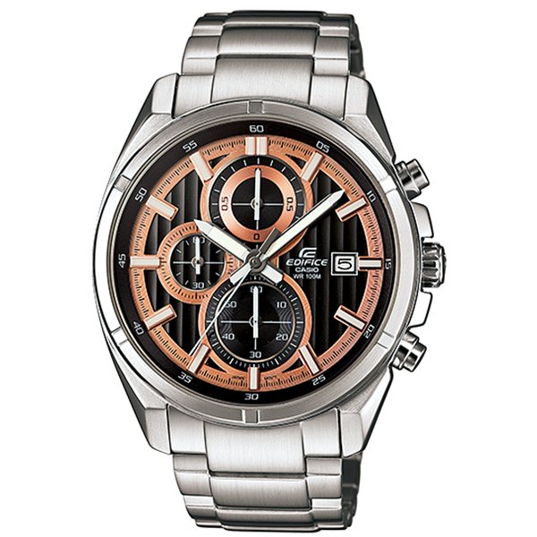 AAA 1:1 Replica Casio-Edifice Mens Watches Black Dial Quartz 49.5MM EFR-532D-1A5V Watch