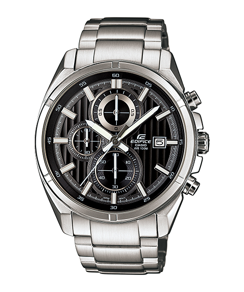 AAA 1:1 Replica Casio-Edifice Mens Watches Black Dial Quartz 49.5MM EFR-532D-1AV Watch