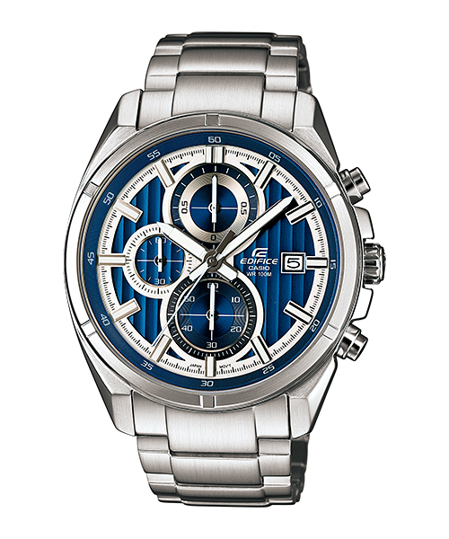 AAA 1:1 Replica Casio-Edifice Mens Watches Blue Dial Quartz 49.5MM EFR-532D-2AV Watch