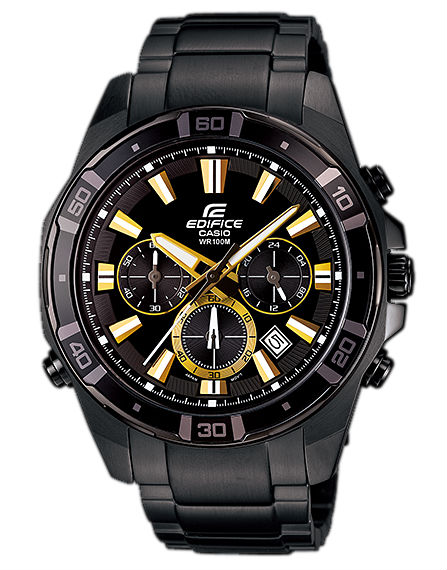 AAA 1:1 Replica Casio-Edifice Mens Watches Black Dial Quartz 46MM EFR-534BK-1A Watch