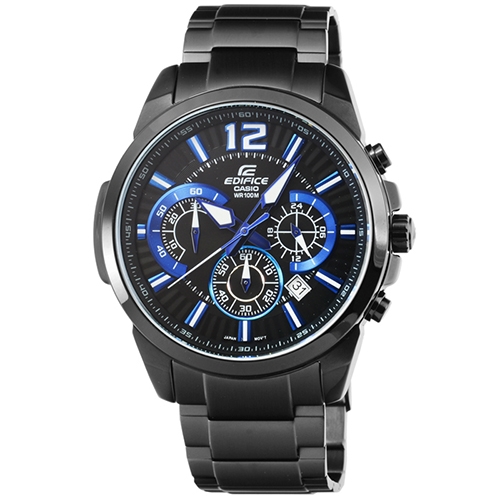 AAA 1:1 Replica Casio-Edifice Mens Watches Black Dial Quartz 46.3MM EFR-535BK-1A2 Watch