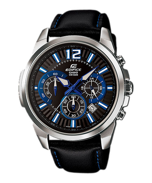 AAA 1:1 Replica Casio-Edifice Mens Watches Black Dial Quartz 46.3MM EFR-535L-1A2 Watch