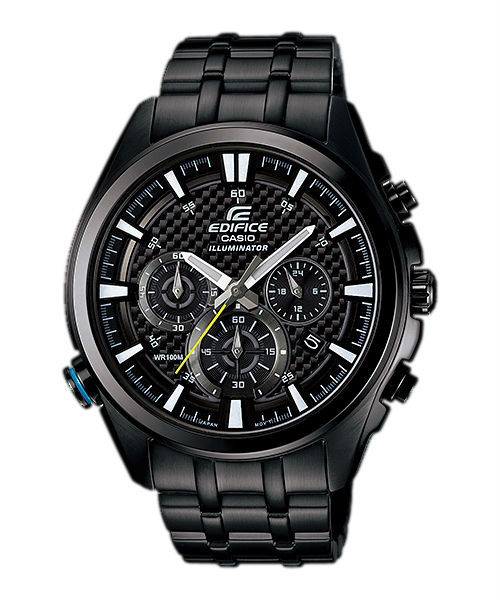 AAA 1:1 Replica Casio-Edifice Mens Watches Black Dial Quartz 45MM EFR-537BK-1A Watch