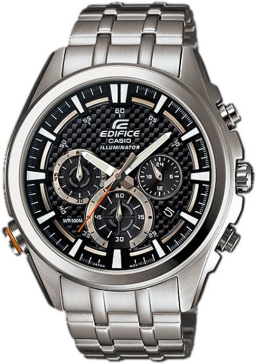 AAA 1:1 Replica Casio-Edifice Mens Watches Black Dial Quartz 45MM EFR-537D-1A Watch