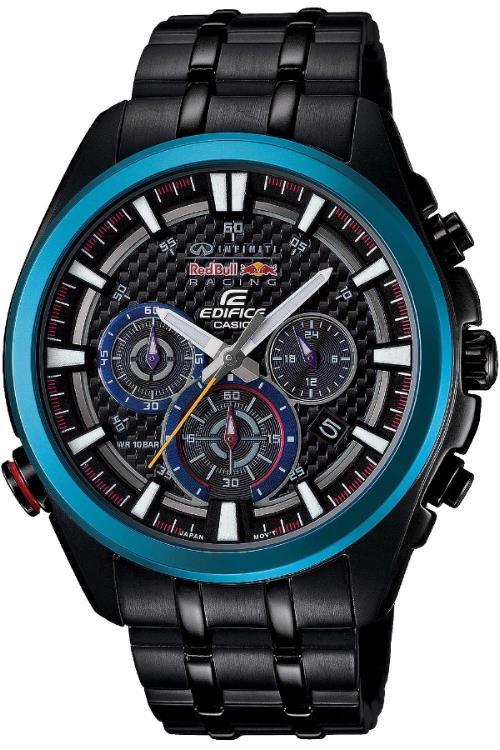 AAA 1:1 Replica Casio-Edifice Mens Watches Black Dial Quartz 46MM EFR-537RBK-1A Watch